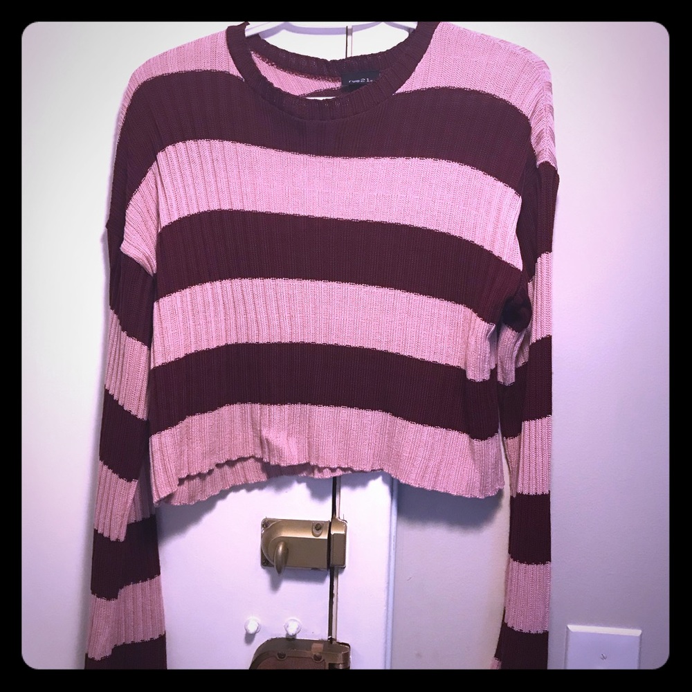 Rue 21 Cropped Sweater